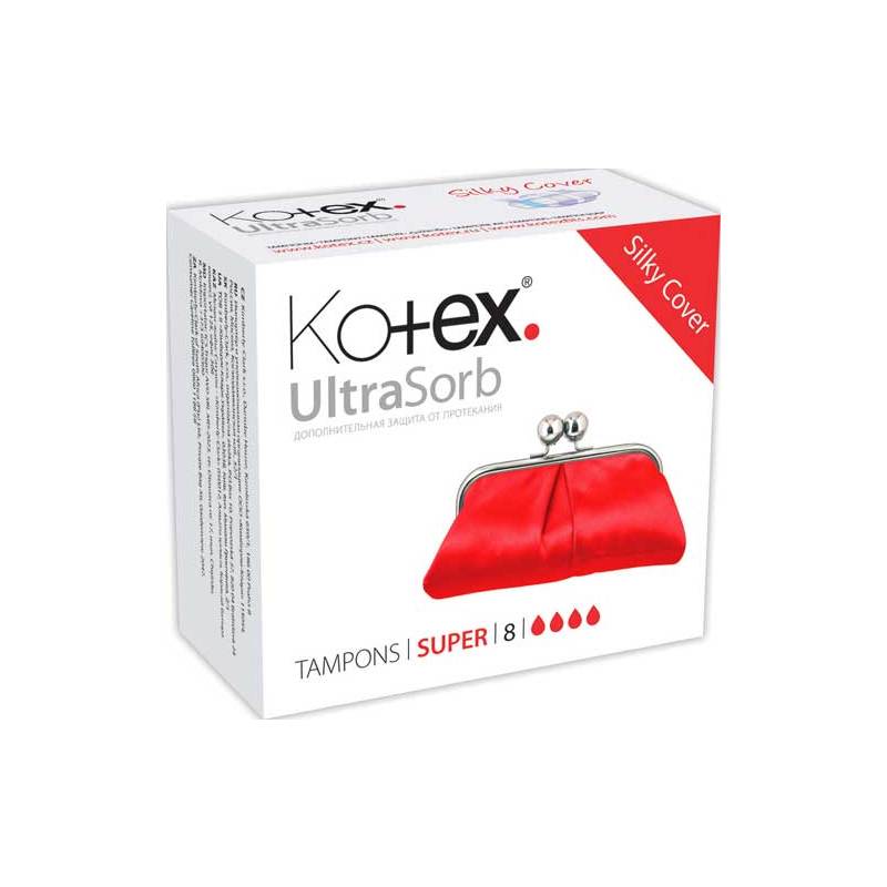 Котекс (Kotex) Ultra Sorb Super тампоны №8