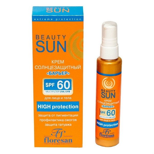 Флоресан (Floresan) Beauty Sun Крем солнцезащ SPF 60 75мл барьер