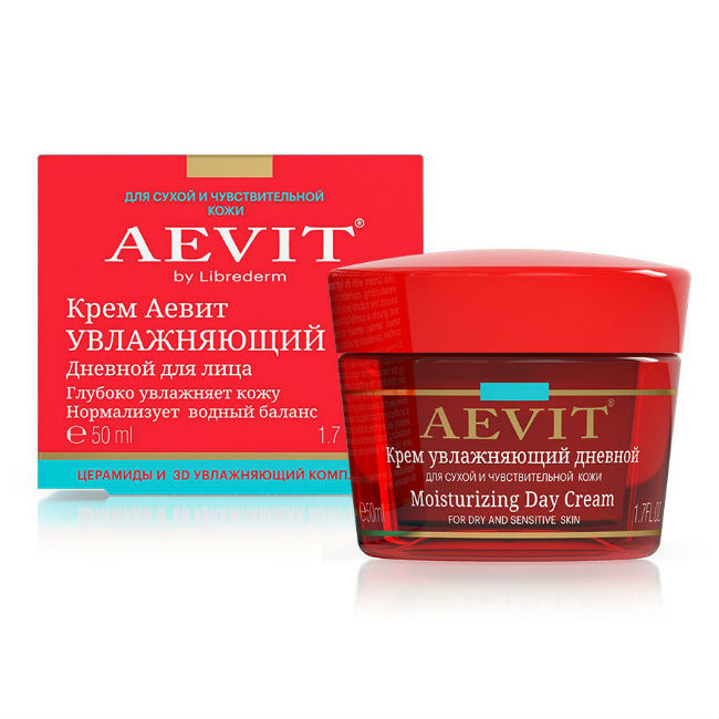 Либридерм Аевит крем дневной 50мл увлажн Дина+ ООО