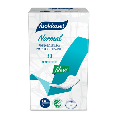 Вуоккосет (Vuokkoset) Прокладки женские Normal pantyliner 30 шт. Делипап