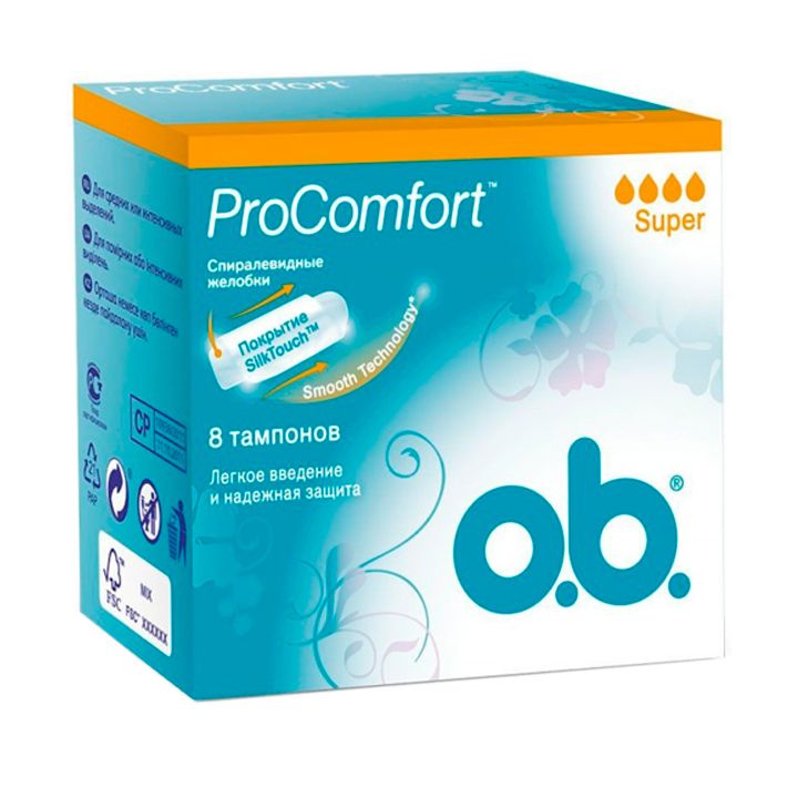 Тампоны O.b. ProComfort Super №8