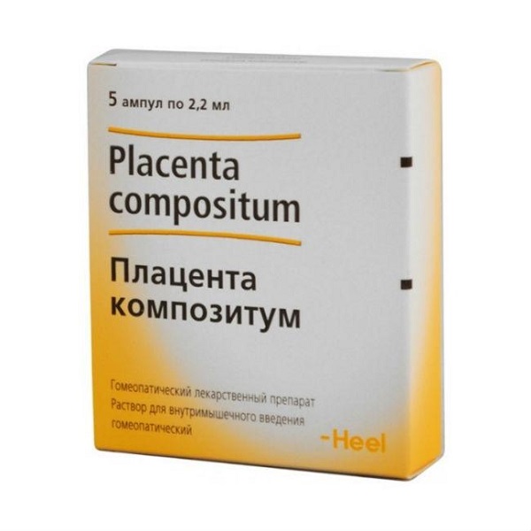 Плацента Композитум р-р для в/м введ. гомеопат. амп 2,2мл №5