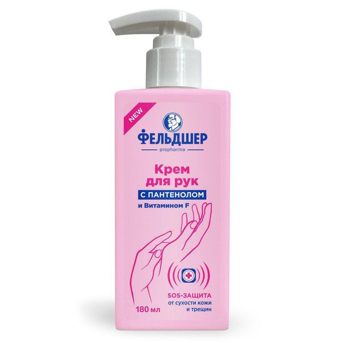Фельдшер крем sos д/рук 180мл вит F пантенол