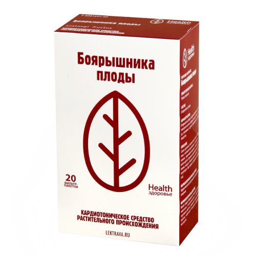 Боярышника плоды фильтр-пакет 1.5г №20 Здоровье Фирма