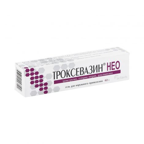 Троксевазин Нео гель д/наружн. прим. 2% 40г