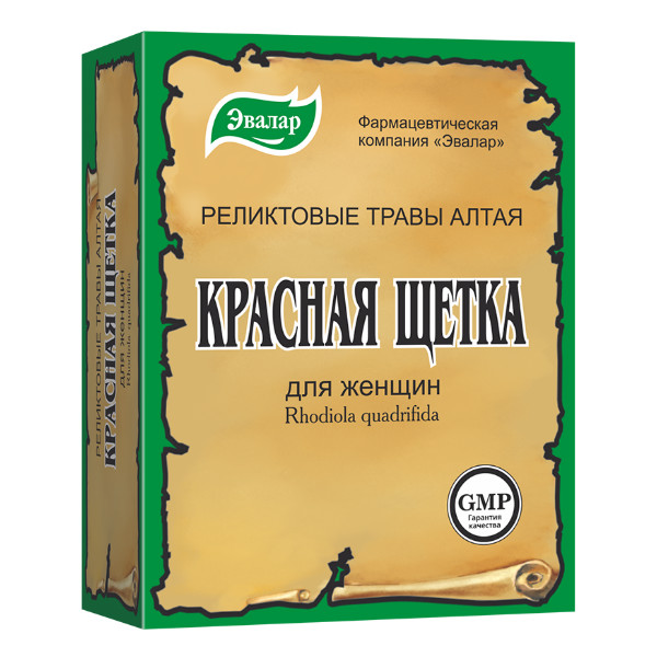 Красная щетка пачка, 30 г Эвалар