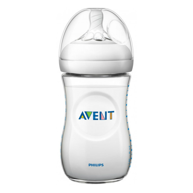 Авент (Avent) Бутылочка для кормления Natural полипропилен 1+ SCF033/17 260 мл 1 шт. Филлипс