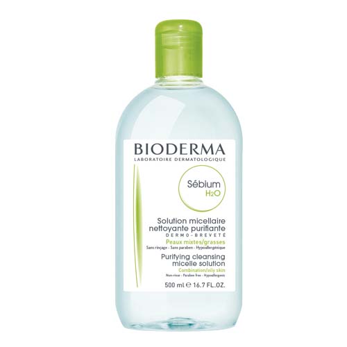 Биодерма (Bioderma) Себиум H2O/Sebium H2O Мицеллярная вода очищающая 500 мл Биодерма