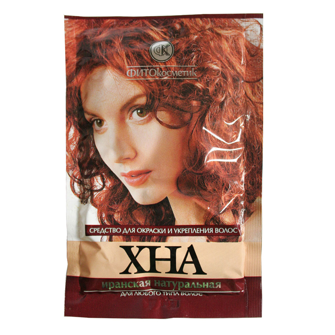 Хна натуральная Иранская 25г фукус Фитокосметик
