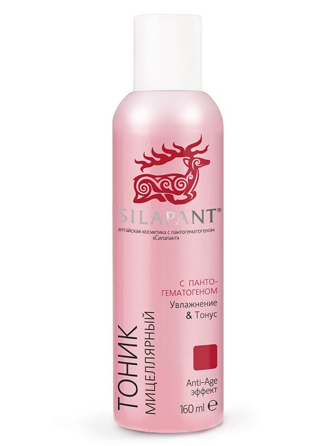 Силапант Анти-Эйдж тоник мицелл 160мл пантогематоген увлажн и тонус