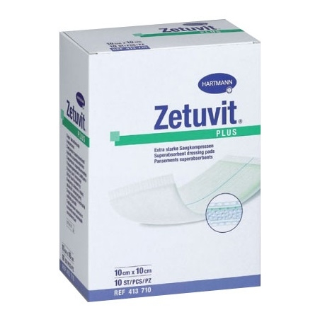 Повязка Цетувит плюс Zetuvit plus 10 х 10 см №10 Хартманн